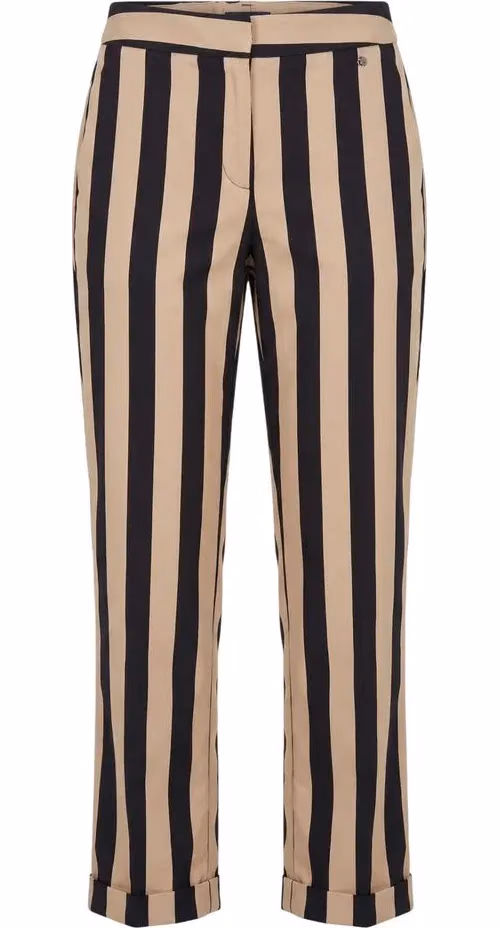 Trussardi Jeans Black Viscose Women Trousers