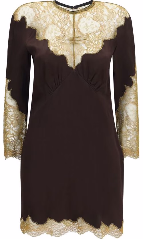 The Attico Multicolor Acetate Casual Dress