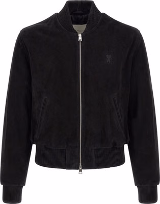 Black Goatskin Bomber