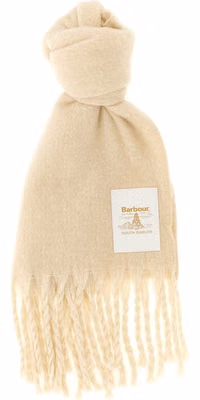 White Polyester Scarf