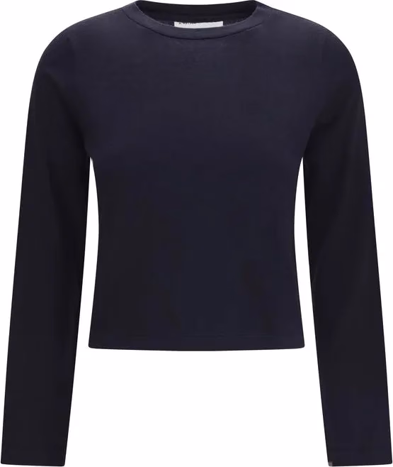 Extreme Cashmere Blue Cotton Long Sleeve T-Shirt