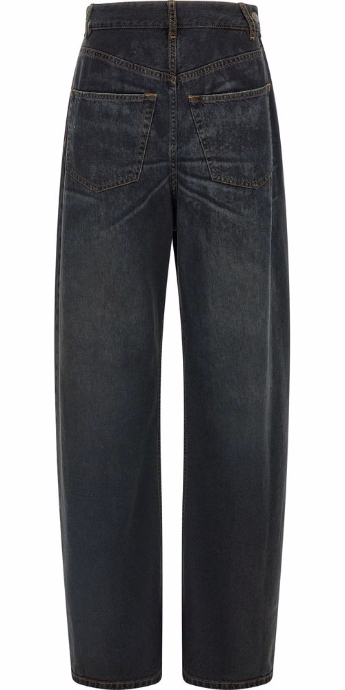 MM6 Maison Margiela Blue Cotton Flared Jeans