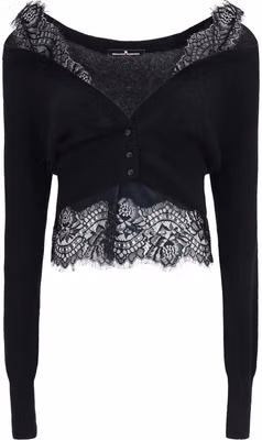 Black Cashmere Cardigan
