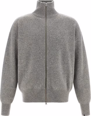 Gray Cashmere Cardigan