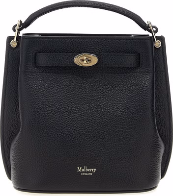 Black Calfskin Crossbody Bag