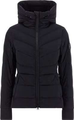 Black Polyamide Full-Length Jacket
