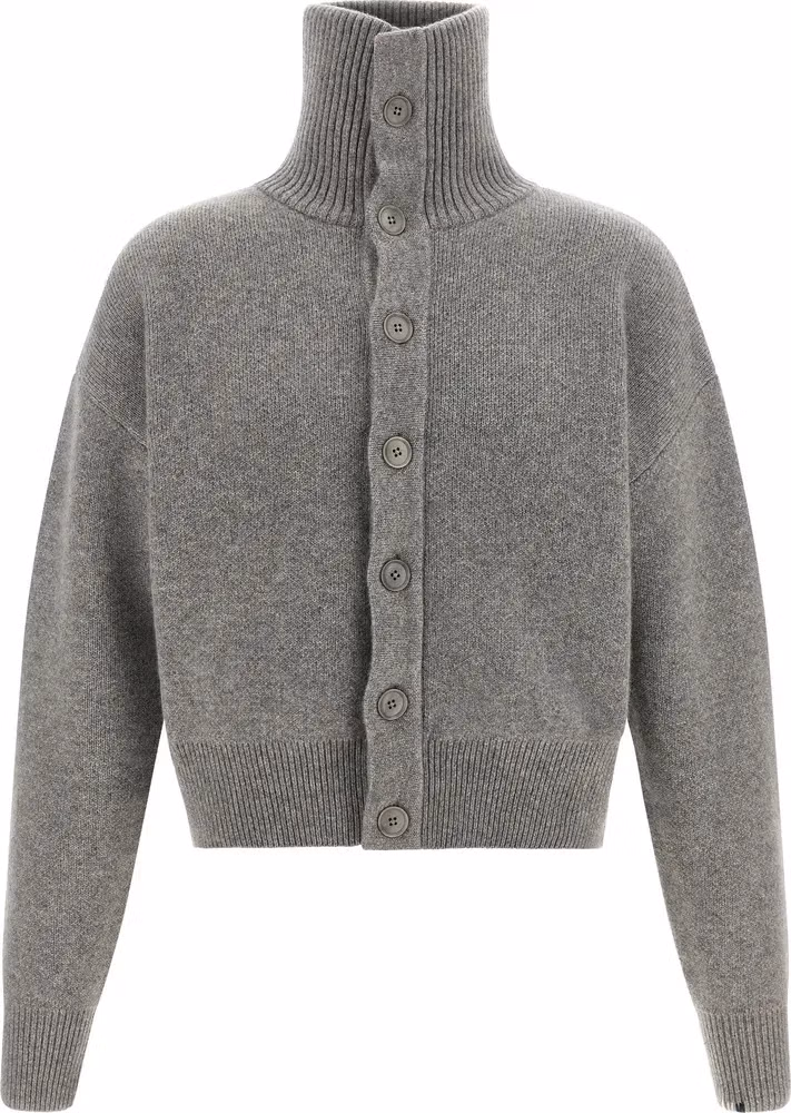 Extreme Cashmere Gray Cashmere Cardigan