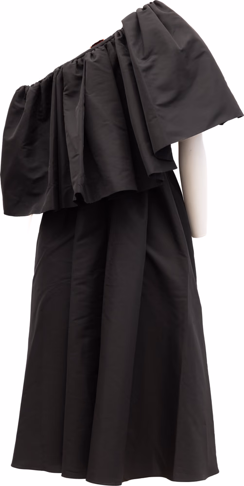 Alexander McQueen Black Women Acetate Dress