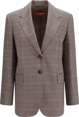 Brown Wool Oves Aries Blazer
