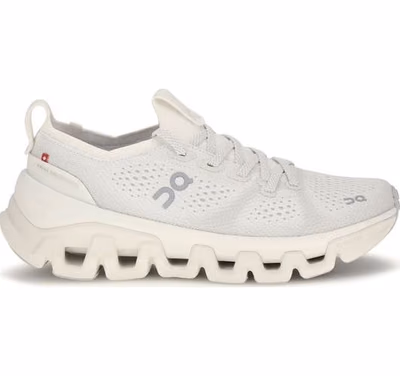 White Fabric Athletic Sneakers