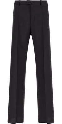 Black Virgin Wool Dress Pants