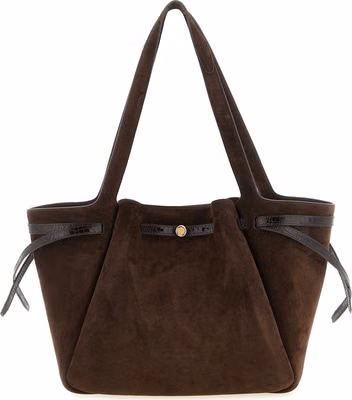 Brown Bovine Leather Tote Bag