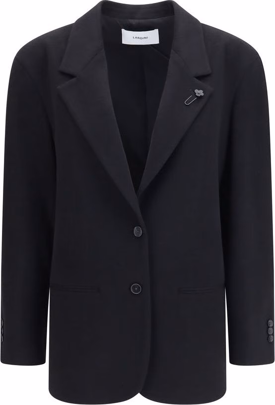 Lardini Black Cashmere Blazer