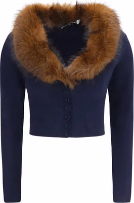 Blue Wool Oves Aries Cardigan