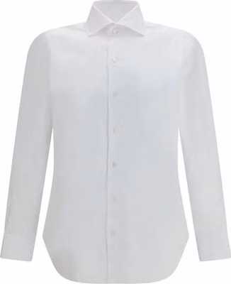 White Cotton Dress Shirt