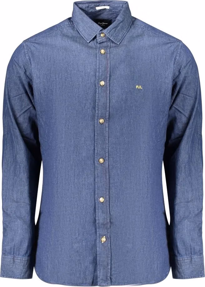 Pepe Jeans Blue Cotton Men's Shirt