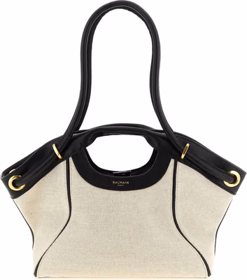 Bicolor Cotton Tote Bag