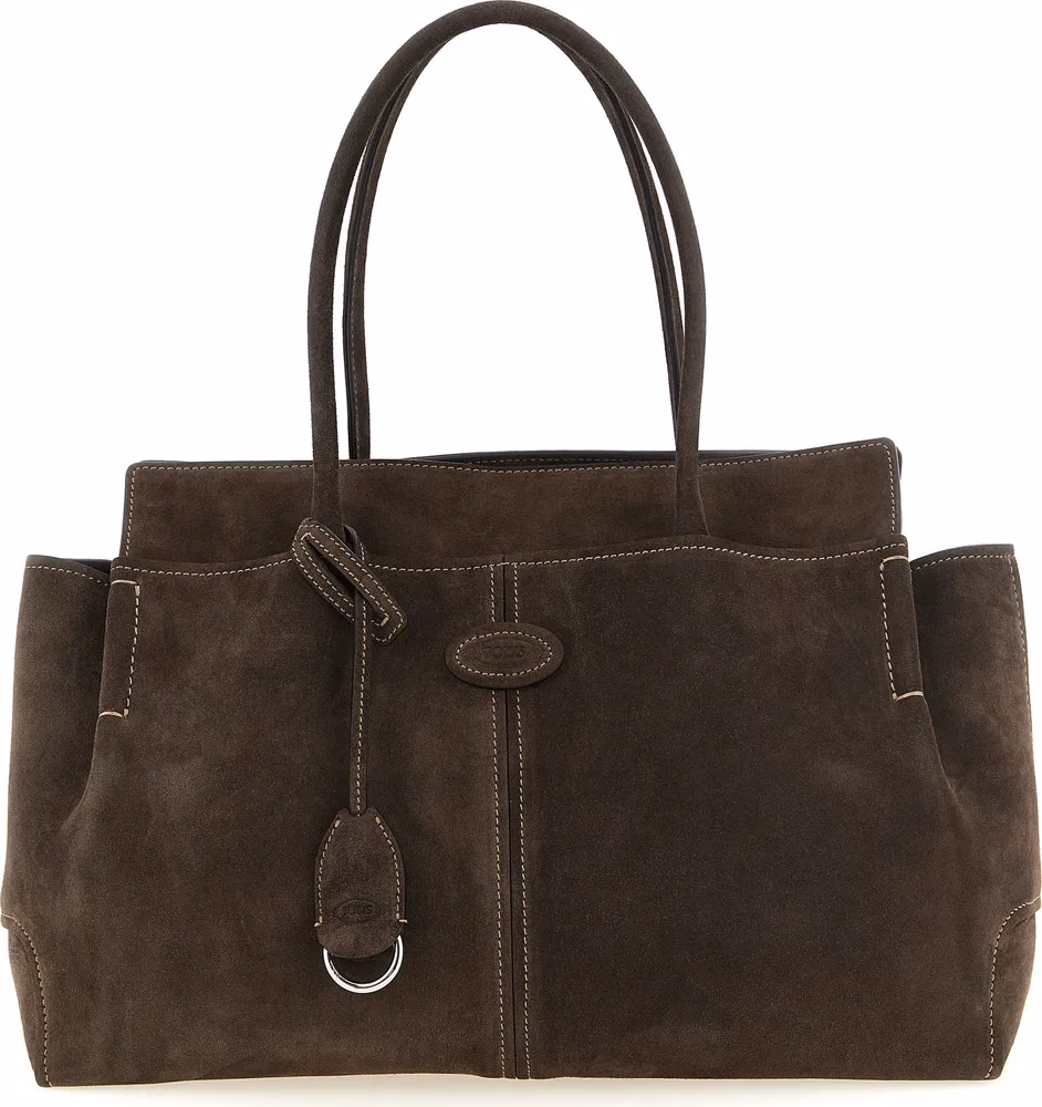 Tod's Brown Calfskin Handbag