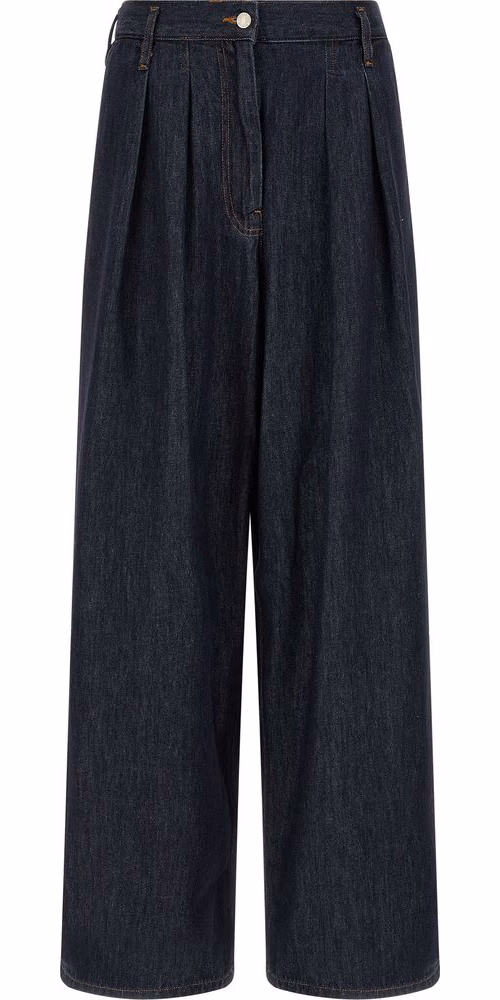 Dries Van Noten Blue Cotton Relaxed Fit Jeans