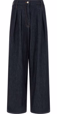 Blue Cotton Relaxed Fit Jeans