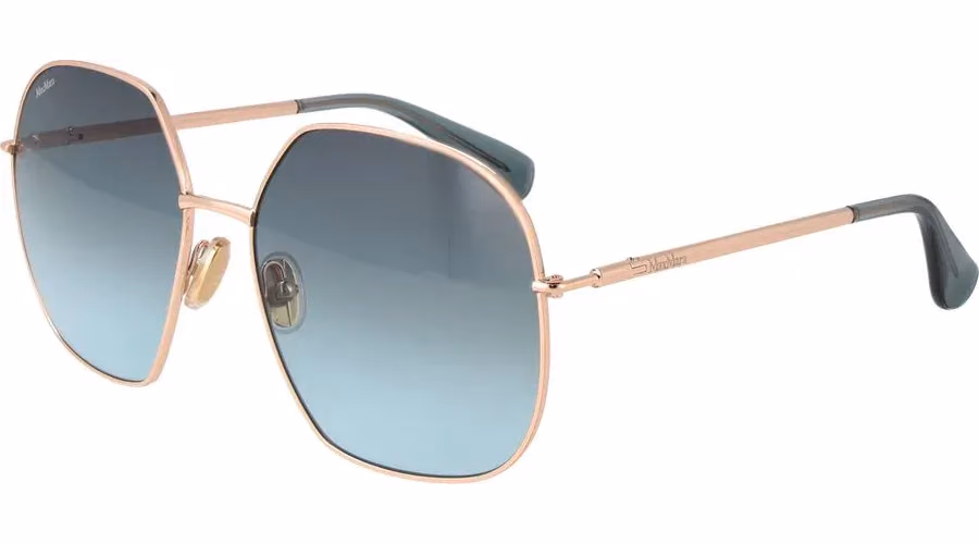 Max Mara Rose Gold Metal Sunglasses