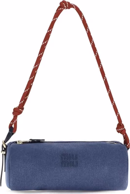 Blue Cotton Shoulder Bag