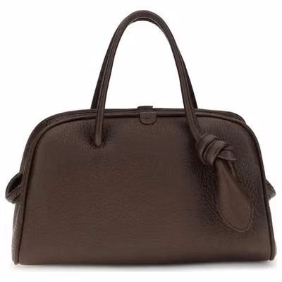 Brown Calf Leather Bos Taurus Handbag