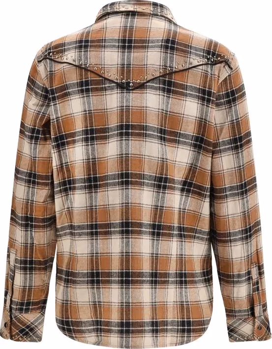 P.A.R.O.S.H. Brown Cotton Shirt