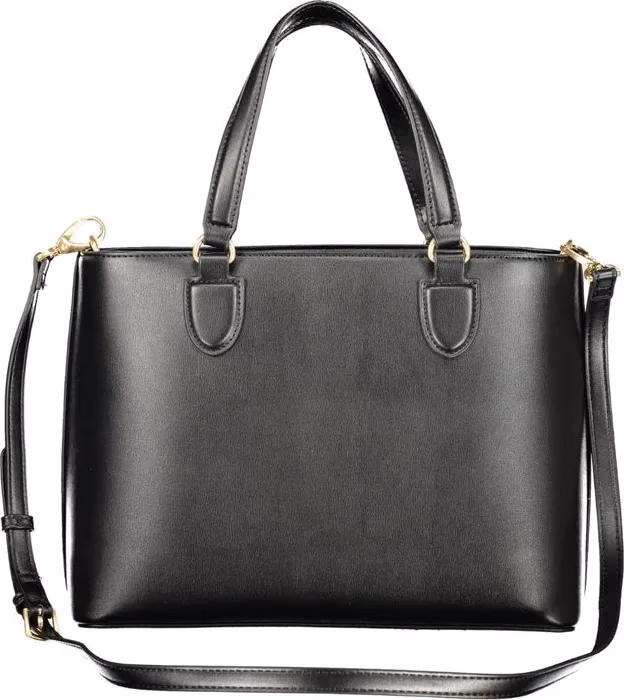 Mario Valentino Black Polyurethane Women's Bag