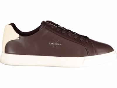 Brown Polyurethane Men's Sneaker