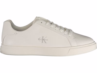 White Polyurethane Women's Sneaker