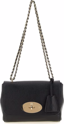 Black Goatskin Crossbody Bag