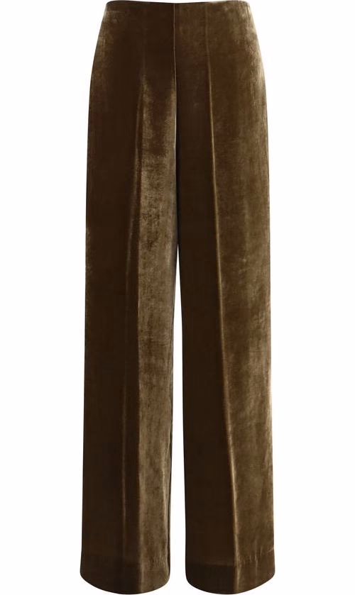 P.A.R.O.S.H. Brown Viscose Casual Pants