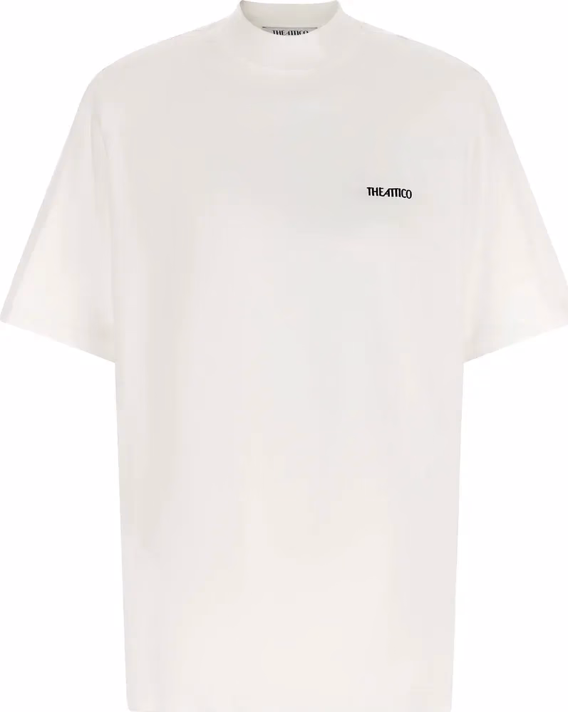 The Attico White Cotton T-Shirt