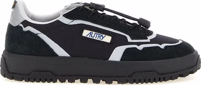 Black Nylon Athletic Sneakers