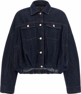Blue Cotton Denim Jacket