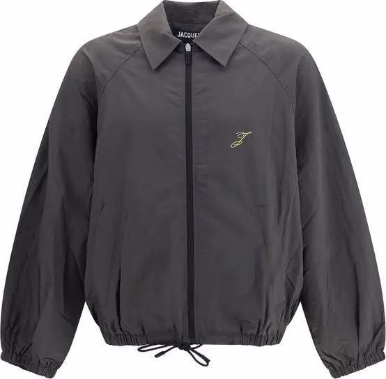 Jacquemus Gray Polyamide Full-Length Jacket