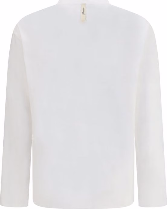 Jacquemus White Cotton Long Sleeve T-Shirt