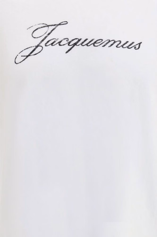 Jacquemus White Cotton Long Sleeve T-Shirt