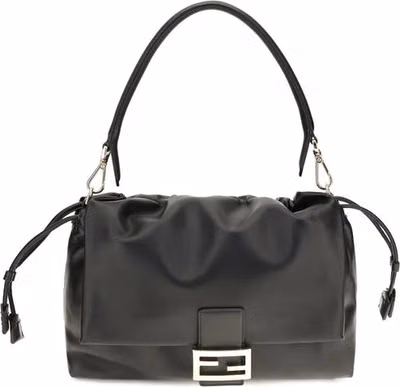 Black Calf Leather Bos Taurus Shoulder Bag