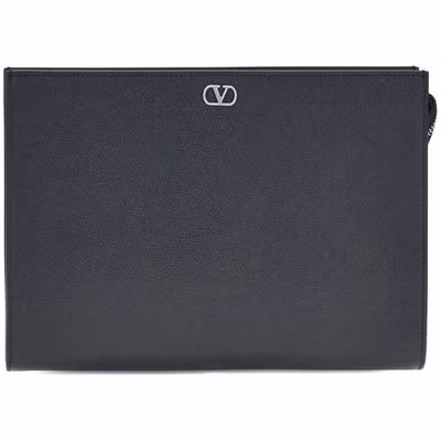 Black Calf Leather Bos Taurus Wallet