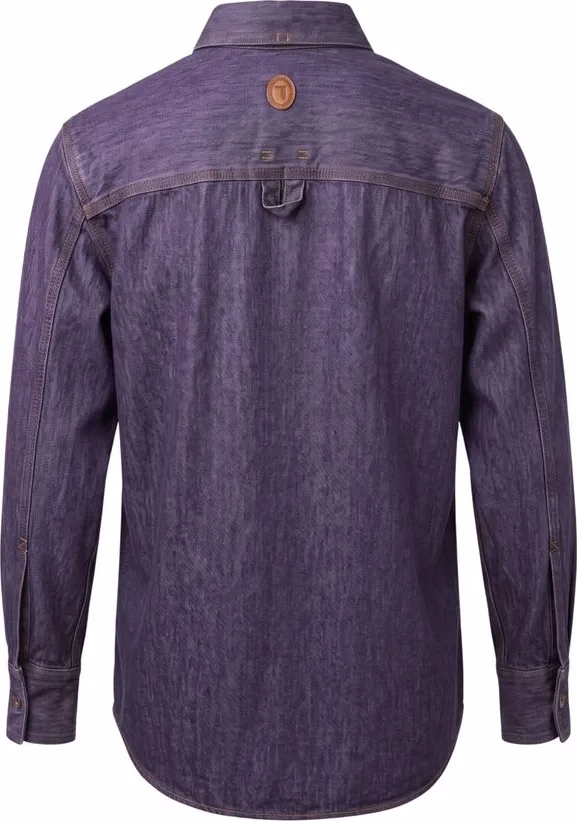 Trussardi Jeans Purple Cotton Men's Jacket