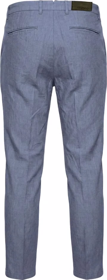 Trussardi Jeans Blue Flax Men Pants