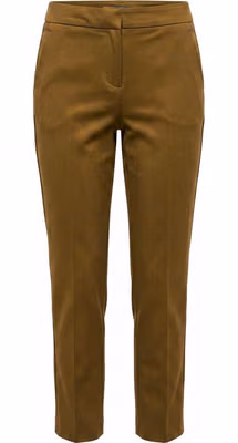 Brown Cotton Women Pants