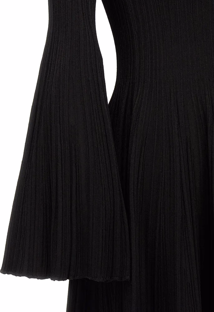 ANTONINO VALENTI Black Viscose Mini Skirt