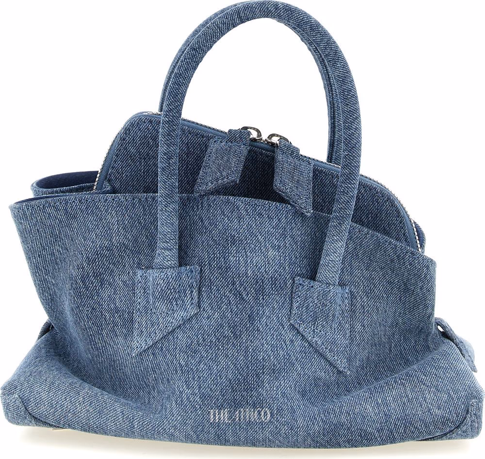 The Attico Blue Cotton Handbag
