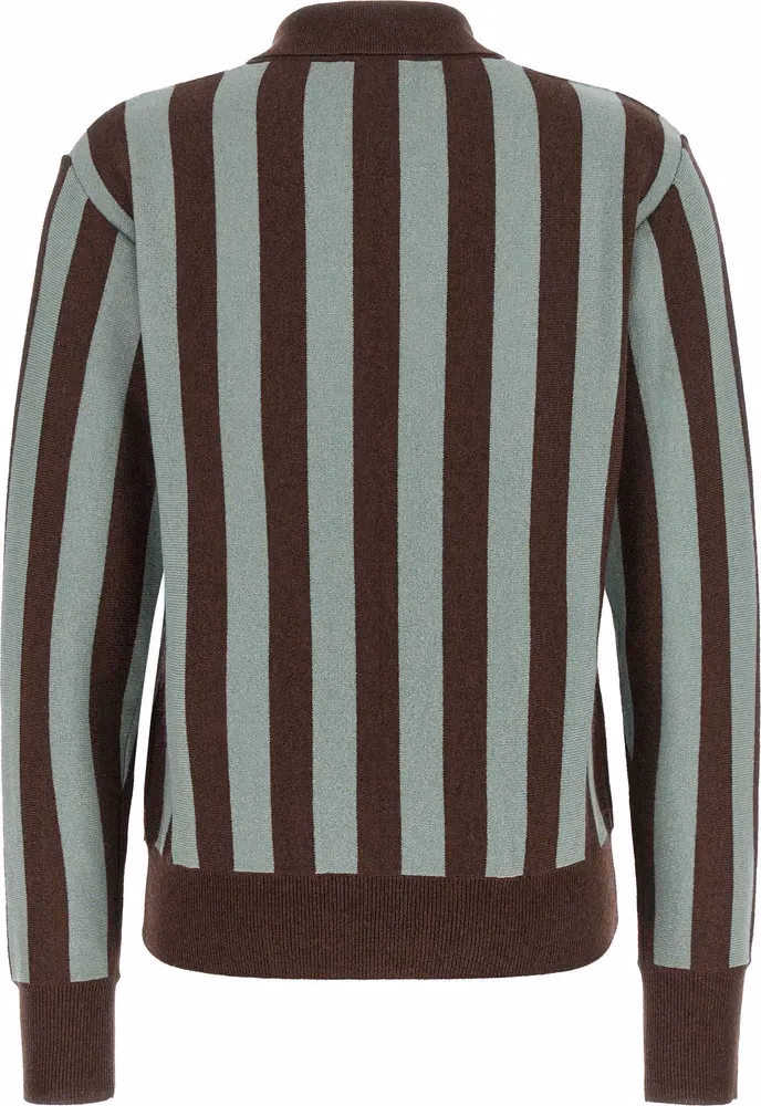 Alberto Biani Multicolor Cashmere Polo Shirt