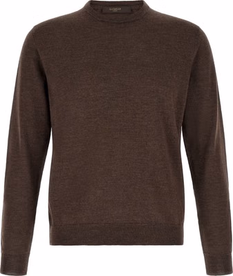 Brown Virgin Wool Cardigan