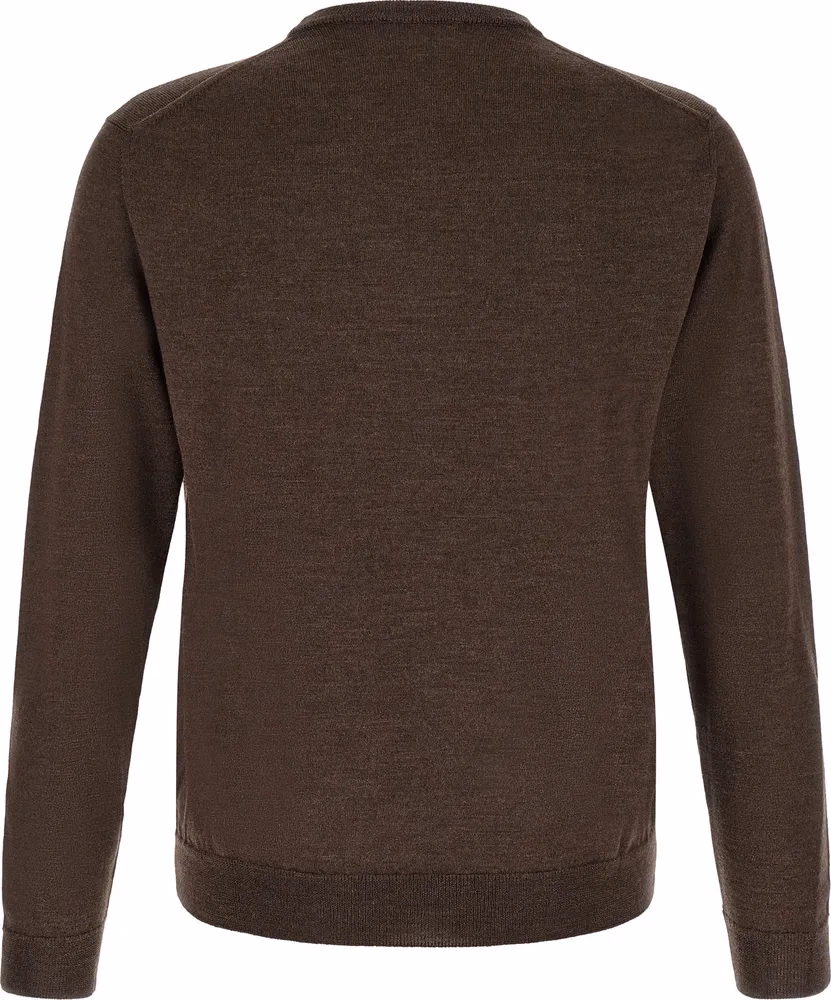 ZANONE Brown Virgin Wool Cardigan