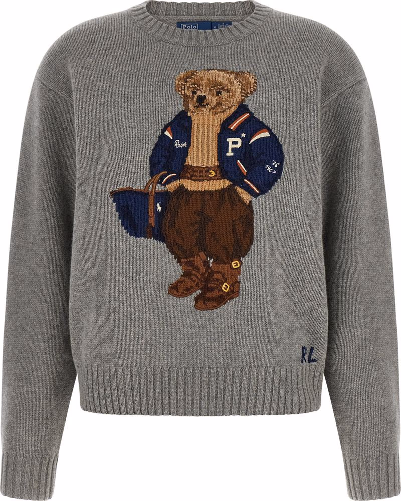 Polo Ralph Lauren Gray Wool Cardigan